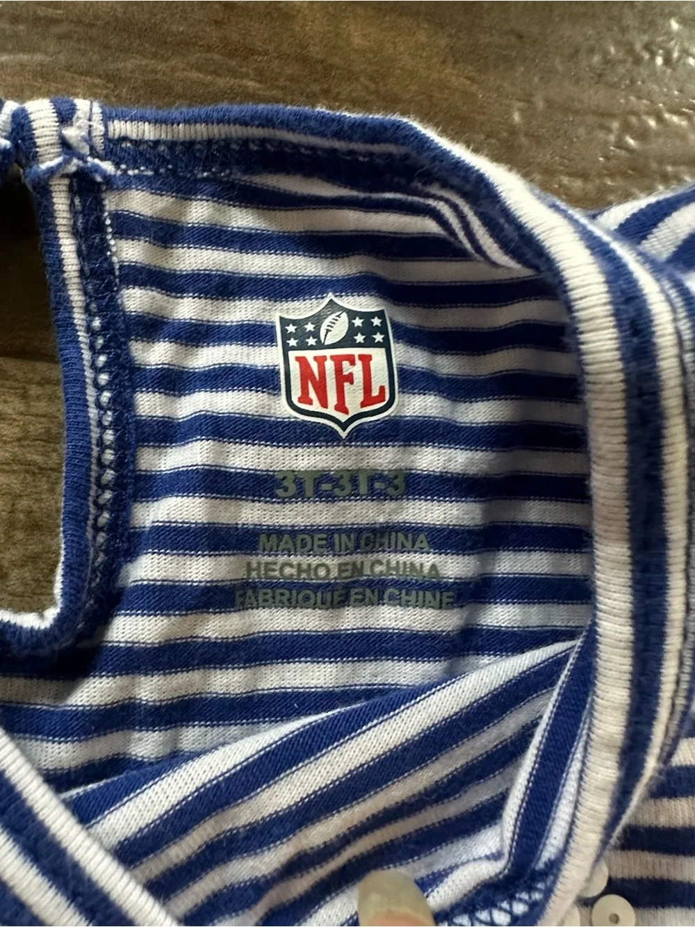 NFL NY Giants striped tutu dress